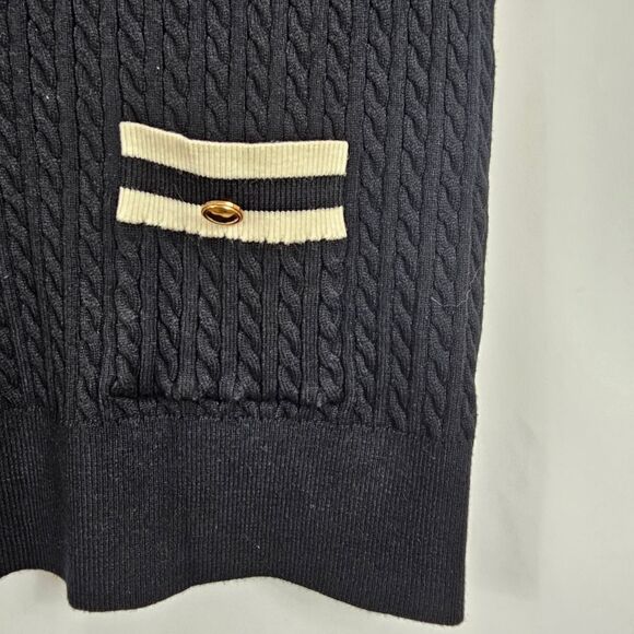 Alexia Admor Michelle Vest in Navy - Size M - Picture 5 of 9